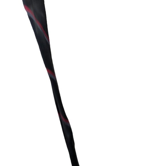 VINTAGE Yves Saint Laurent Tie Black/Red - Picture 7 of 7